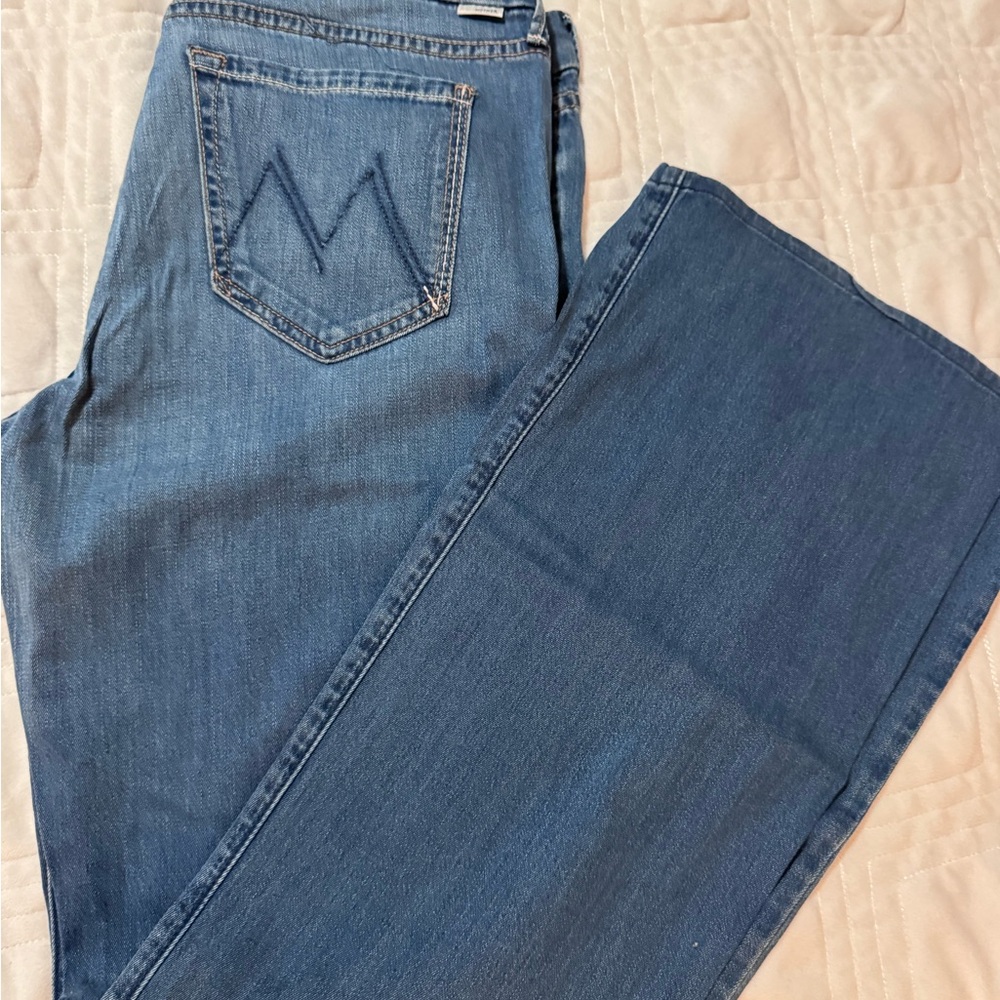 MOTHER Women's Straight Leg Jeans - Blue